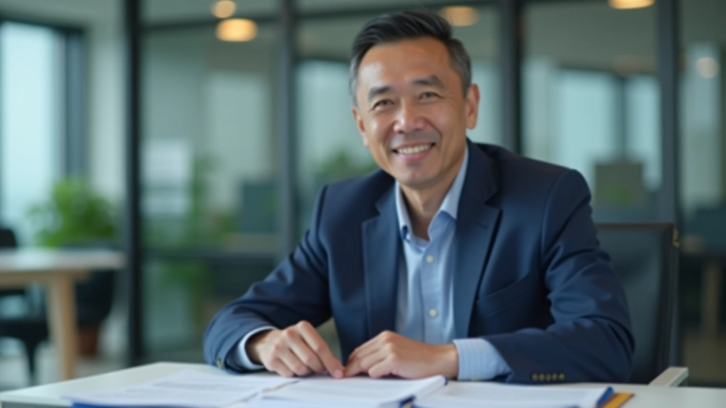 Financial advisor meeting with client discussing risk tolerance and investment strategy in a professional office setting